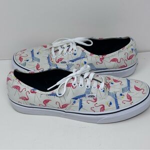 Vans Pool Vibes Flamingo Beach wear Lace up Sneakers
